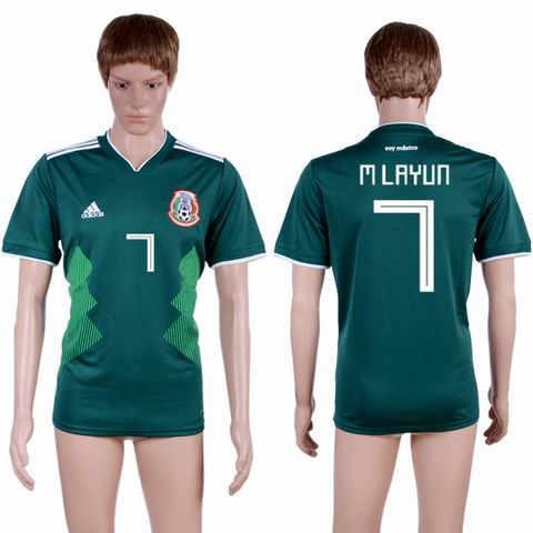 Mexico Home Shirt #7 M Layun