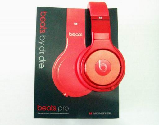 Monster Beats Pro Headphone all red