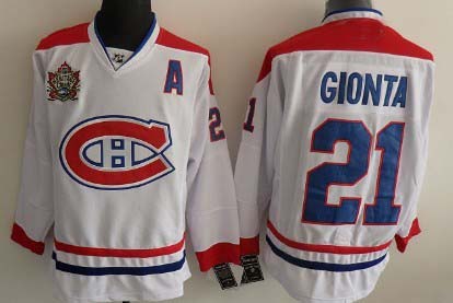 Montreal Canadiens #21 Gionta CH 2011 Heritage Classic Jersey White