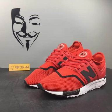 NB247 shoes red black