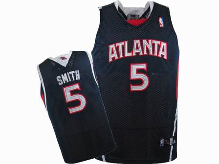 NBA Atlanta Hawks #5 Josh Smith Blue Jersey