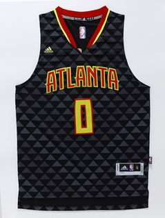 NBA Atlanta Hawks 0 Teague black jersey
