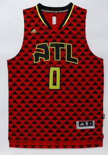 NBA Atlanta Hawks 0 Teague red jersey