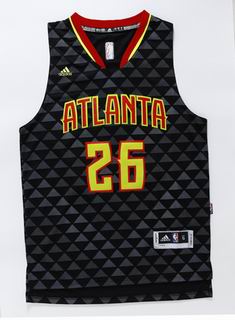 NBA Atlanta Hawks 26 Korver black jersey