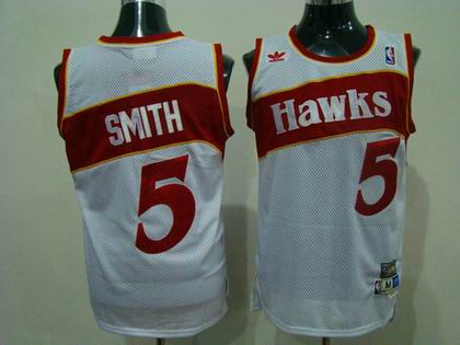 NBA Atlanta Hawks 5 Josh Smith whtie Jersey