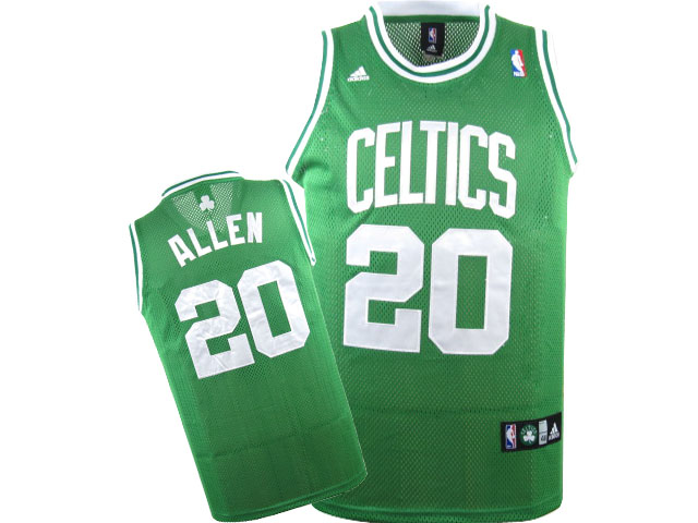 NBA Boston Celtics #20 Ray Allen Green swingman Jersey