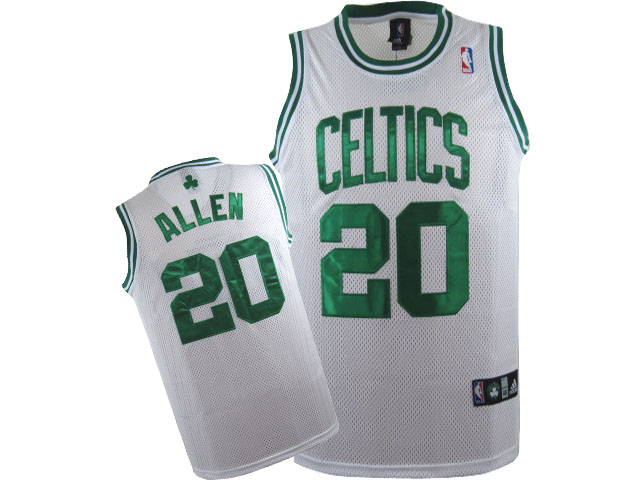 NBA Boston Celtics #20 Ray Allen white Jersey swingman
