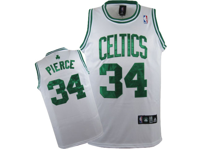 NBA Boston Celtics #34 Paul Pierce white jersey