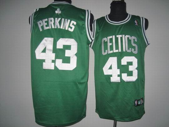 NBA Boston Celtics #43 Kendrick Perkins Green jersey