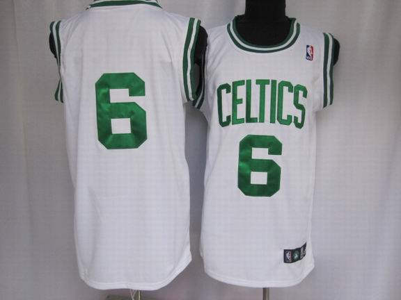 NBA Boston Celtics #6 white Jersey