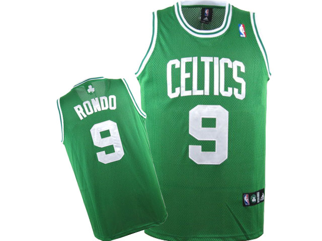 NBA Boston Celtics #9 Rajon Rondo Green Jersey swingman
