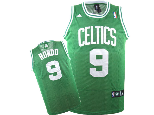 NBA Boston Celtics #9 Rajon Rondo Green swingman Jersey