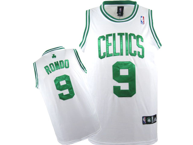 NBA Boston Celtics #9 Rajon Rondo white Jersey