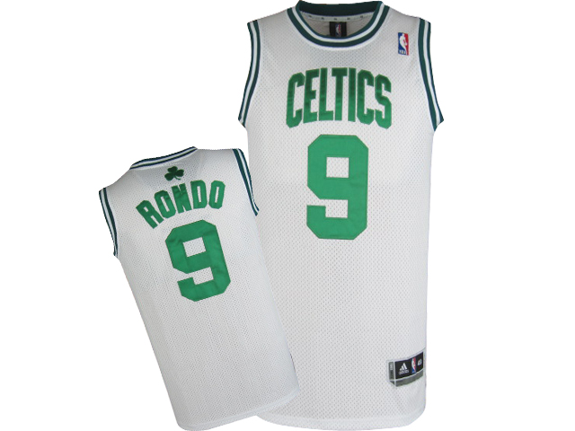 NBA Boston Celtics #9 Rajon Rondo white swingman Jersey