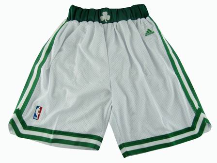 NBA Boston Celtics white swingman shorts