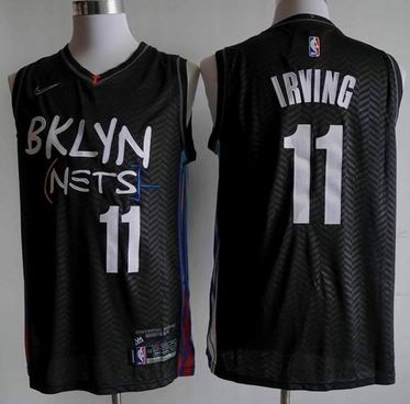 NBA Brooklyn Nets #11 IRVING black jersey
