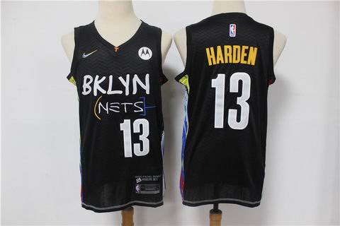 NBA Brooklyn Nets #13 HARDEN black city edition jersey