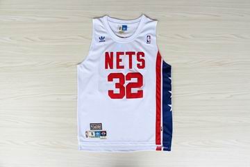 NBA Brooklyn Nets #32 Erving white jersey