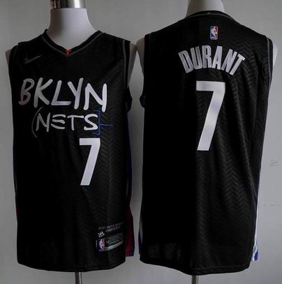 NBA Brooklyn Nets #7 DURANT black jersey