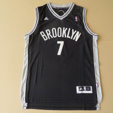 NBA Brooklyn Nets 7# Johnson black jersey