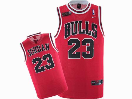 NBA Chicago Bulls #23 Jordan Red Jersey Finals Patch