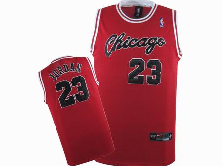 NBA Chicago Bulls #23 Michael Jordan Red Jersey