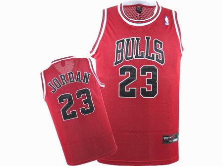 NBA Chicago Bulls #23 Michael Jordan Red Swingman Jersey