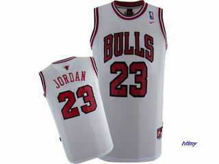 NBA Chicago Bulls #23 Michael Jordan white Swingman Jersey