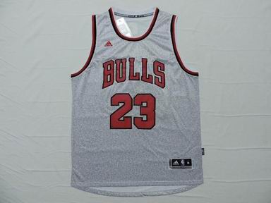 NBA Chicago Bulls 23 Jordan grey jersey