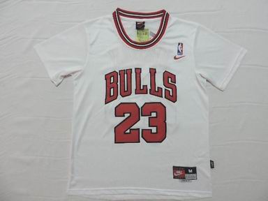 NBA Chicago Bulls 23 Jordan white jersey