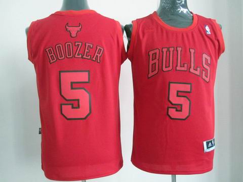 NBA Chicago Bulls 5 Boozer Christmas Day Jersey