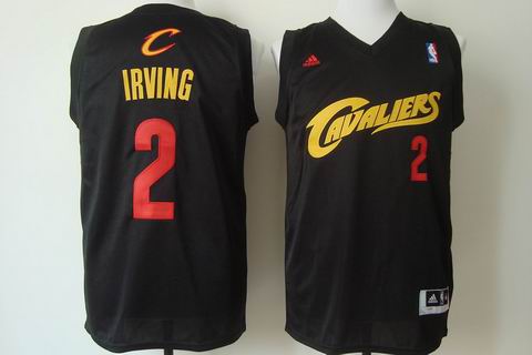 NBA Cleveland Cavaliers 2 Irving black jersey