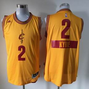 NBA Cleveland Cavaliers 2 Kyrie yellow christmas day jersey