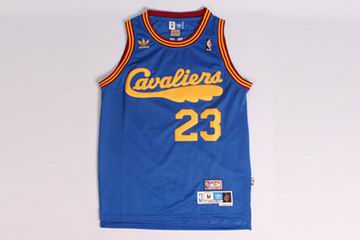 NBA Cleveland Cavaliers 23 James blue jersey