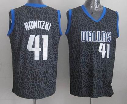 NBA Dallas 41 Nowitzki crazy light jersey
