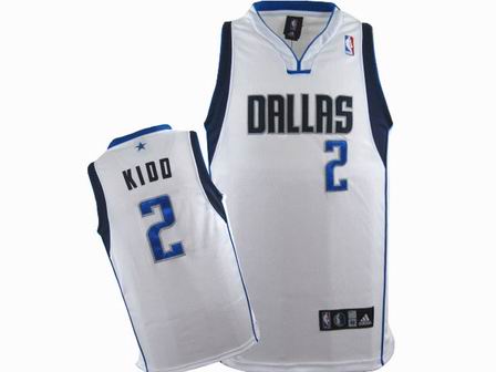 NBA Dallas Mavericks #2 Jason Kidd White Jersey