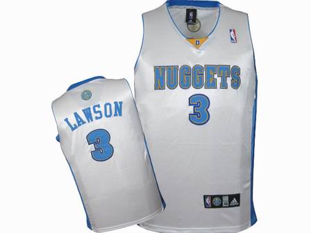 NBA Denver Nuggets #3 TY Lawson white Jersey