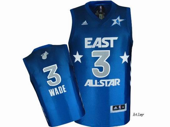 NBA East All Star 3# Wade blue jersey