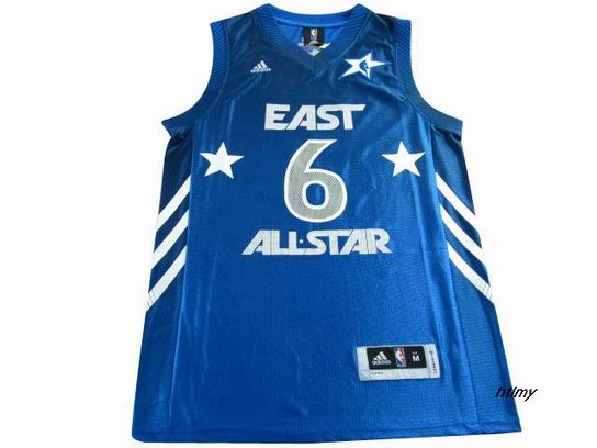 NBA East All Star 6# Lebron James blue jersey