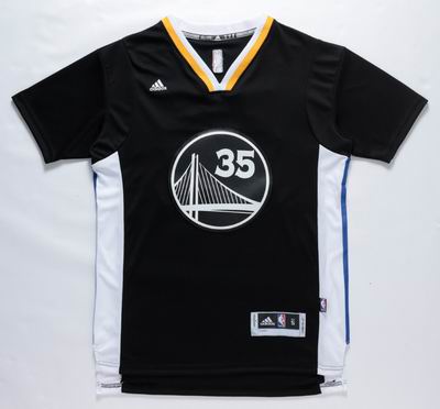 NBA Golden State Warriors #35 Durant black jersey