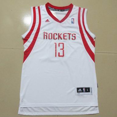 NBA Houston Rockets 13 Harden white jersey