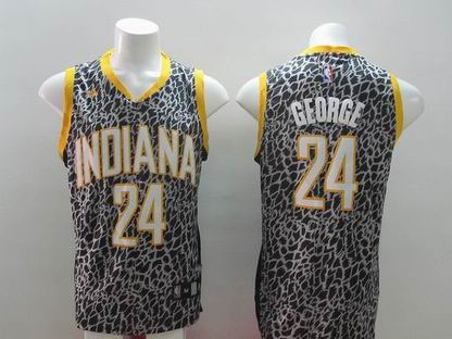 NBA Indiana Pacers 24 George crazy light red jersey
