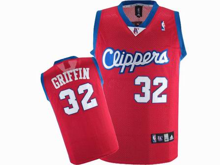 NBA Los Angeles Clippers #32 Blake Griffin Red Jersey