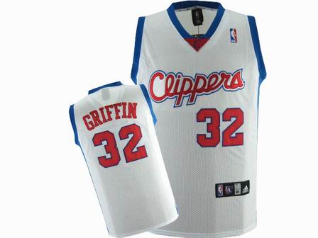NBA Los Angeles Clippers #32 Blake Griffin White Jersey