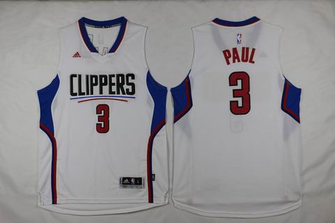 NBA Los Angeles Clippers 3 Paul white Jersey