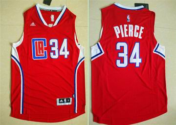 NBA Los Angeles Clippers 34 Pierce red Jersey