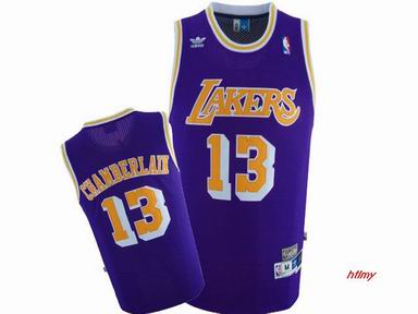 NBA Los Angeles Lakers #13 Chamberlain purple Jersey Swingman