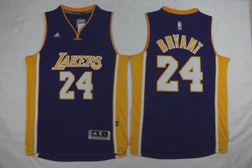 NBA Los Angeles Lakers #24 kobe bryant purple Jersey