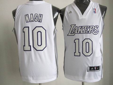 NBA Los Angeles Lakers 10 Nash Christmas Day Jersey