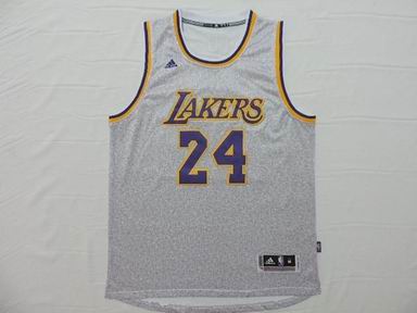 NBA Los Angeles Lakers 24 Bryant grey jersey